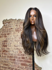BURMESE CURLY TEXTURE (with custom brown highlights) PROCESSING TIME- (25 BUSINESS DAYS)