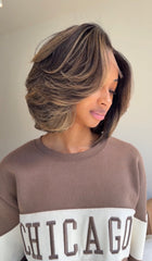 #37 -  BURMESE CURLY BOB / PRESSED OUT AND STRAIGHTENED (PROCESSING TIME) 2-3 BUSINESS DAYS